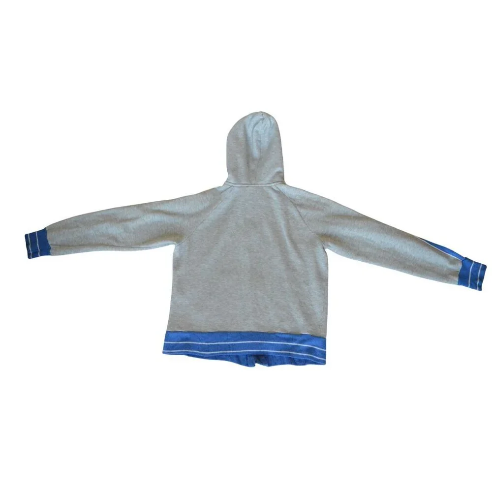 Rare VTG NIKE Spell Out Swoosh Full Zip Hoodie Track Jacket Sweatshirt 80s Size